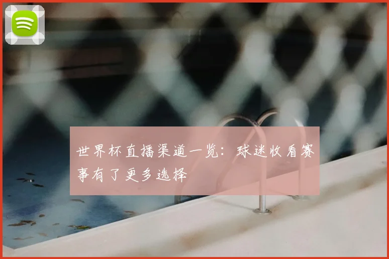 世界杯直播渠道一览：球迷收看赛事有了更多选择